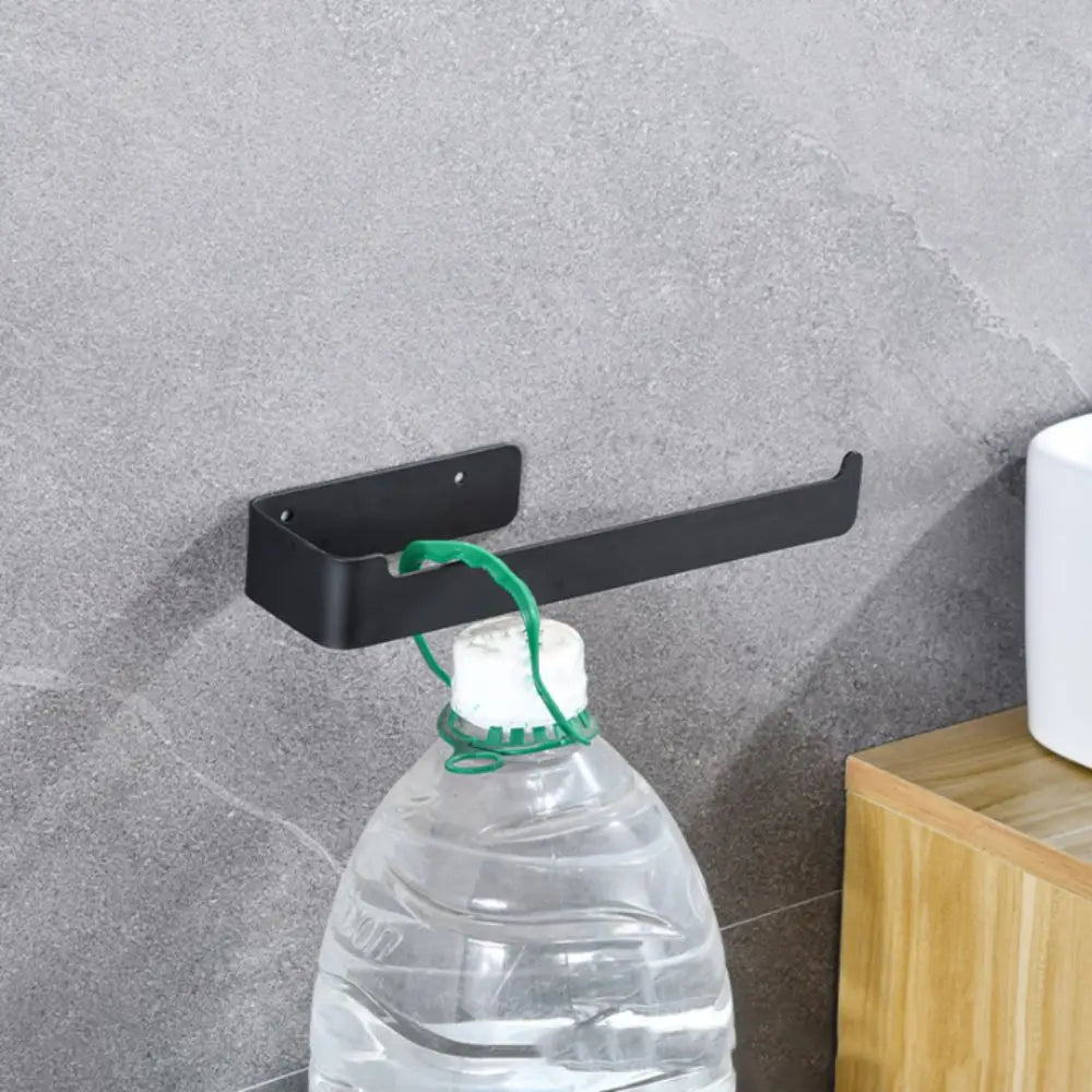 Robe Hook Golden Finish Towel Holder Black Finish
