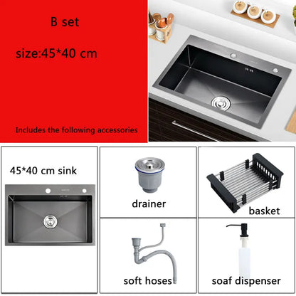 Small Sink Above Counter Or Udermount Vegetable Washing
