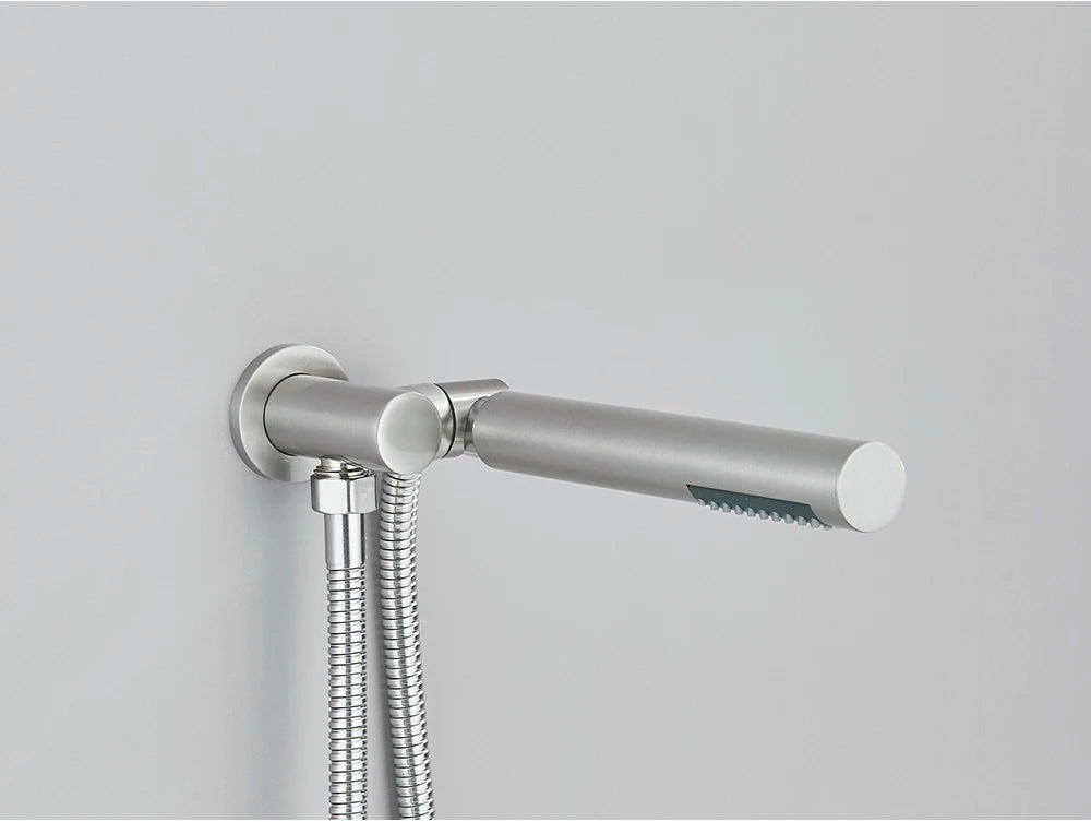 Poiqihy Golden Handshower Head 150cm Stainless Steel Shower