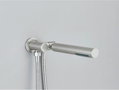 Poiqihy Golden Handshower Head 150cm Stainless Steel Shower