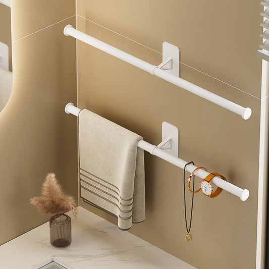 Towel Holder Bathroom Towel Rack Wall Mount Self