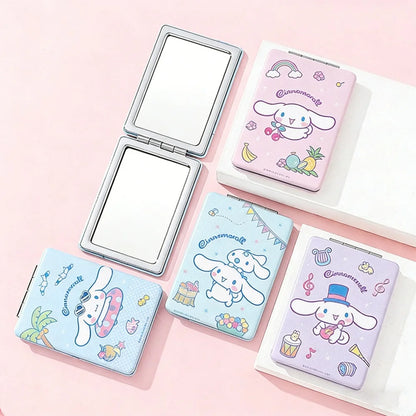 Genuine Hello Kitty Melody Folding Makeup Mirror Cartoon