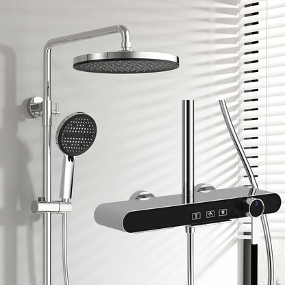 Cold Bathroom Shower System Faucets 12 Inch Round