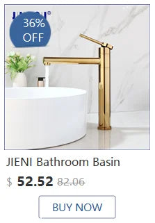 Jieni Matte Black Rainfall Shower Faucet Paint Black