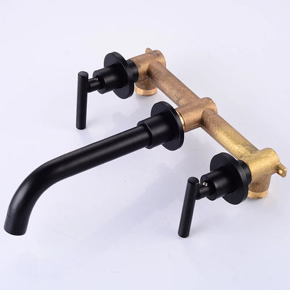 Bakala Brass Matte Black Bathroom Sink Faucet Tap