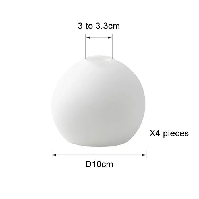 Soft White D9cm D10cm D12 5cm E14 Glass