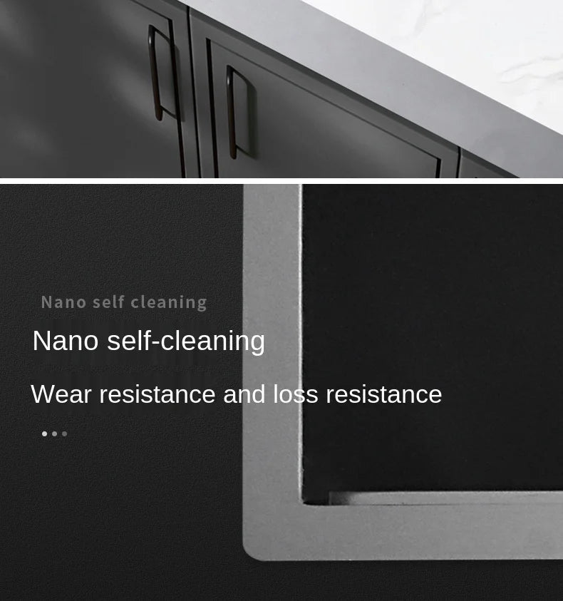 Nano 55 45 23cm Hidden Sink Groove Invisible