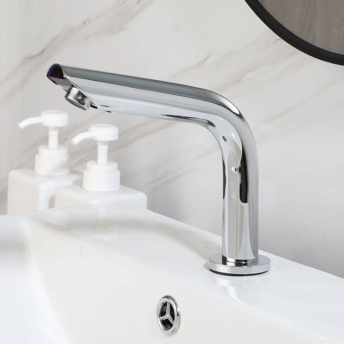 Kemaidi Matte Black Touchless Sensor Bathroom Sink Faucet