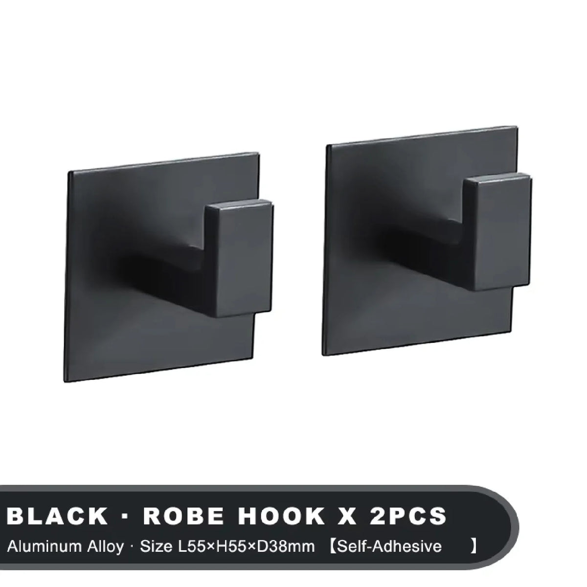 1-4pcs Strong Adhesive Wall Hook Sticker Hanging Coat
