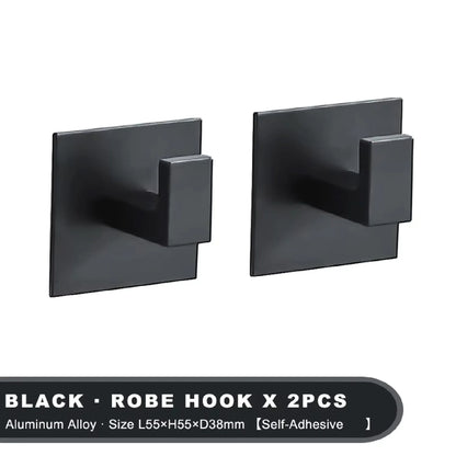 1-4pcs Strong Adhesive Wall Hook Sticker Hanging Coat