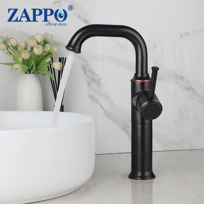 Zappo Bathroom Basin Faucet Rotatable Spout Cold Water