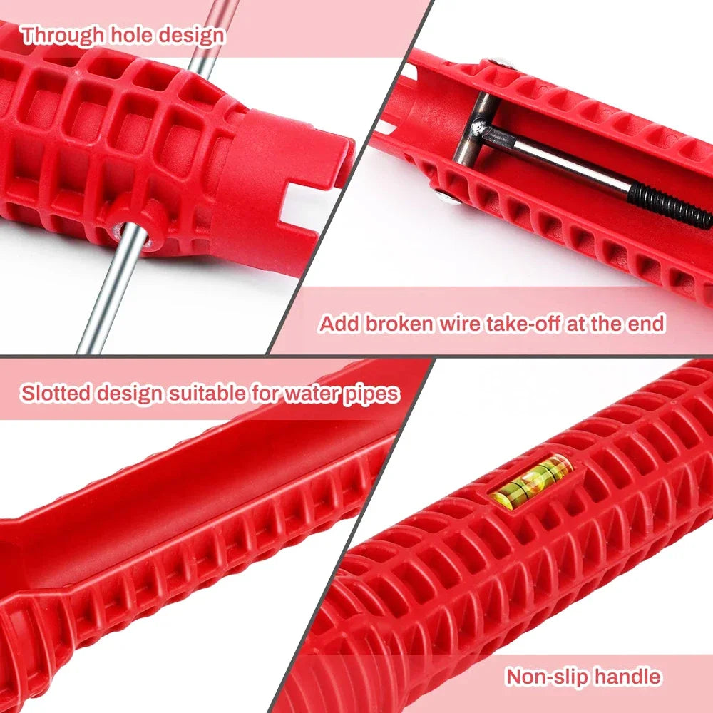 Sink Faucet Wrench Plumbing Repair 14 In Anti-Slip