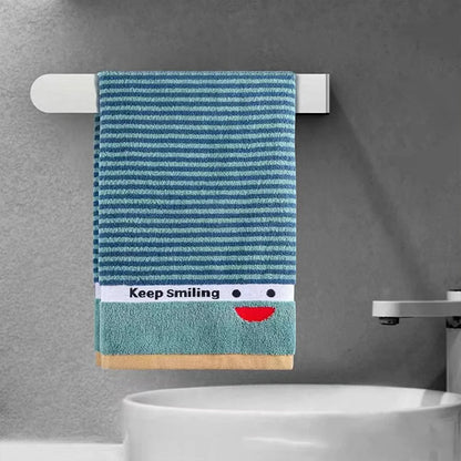 Stainless Steel Brushed Silver Towel Holder Wall Mounted