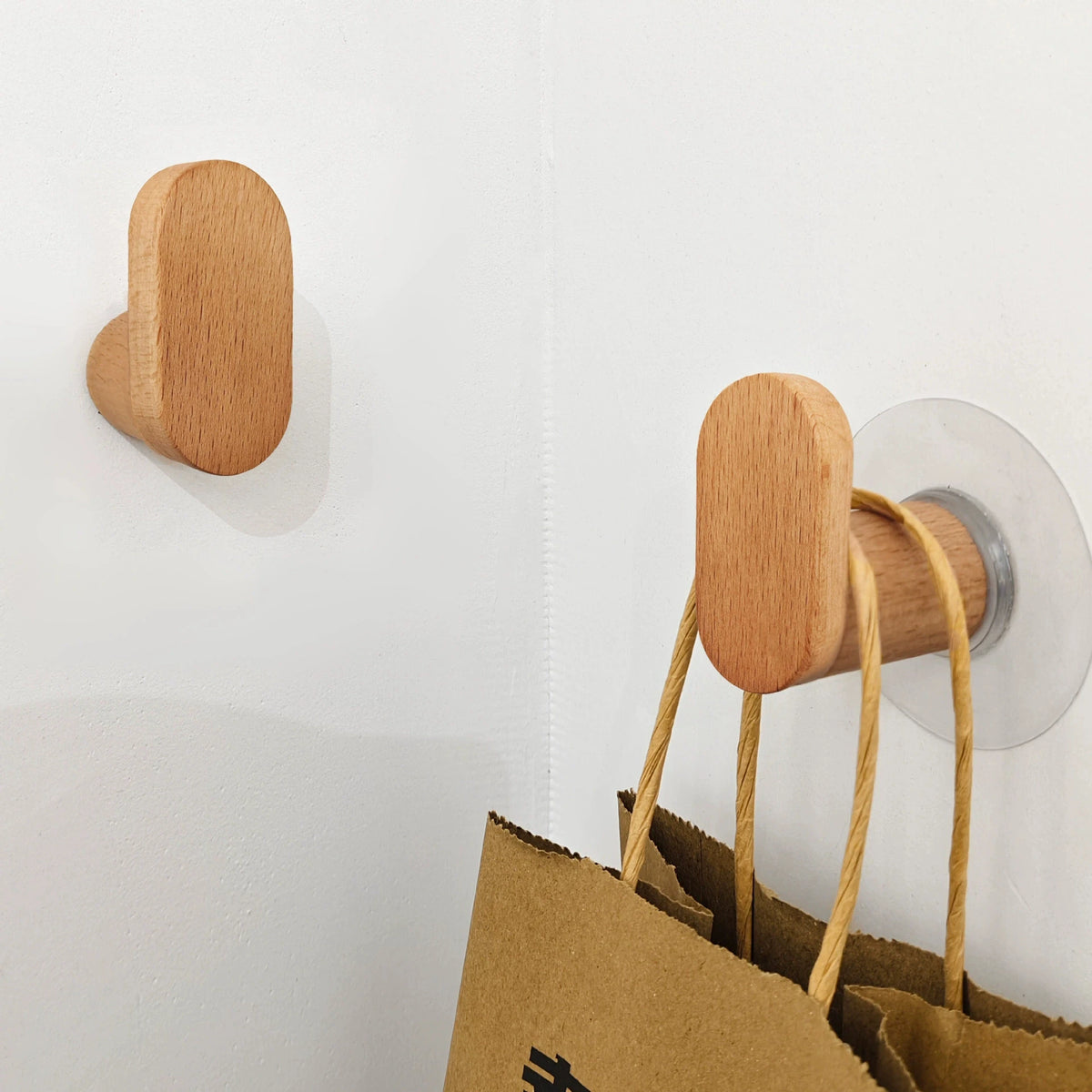Nordic Wood Clothes Hanger Wall Mounted Coat Hook