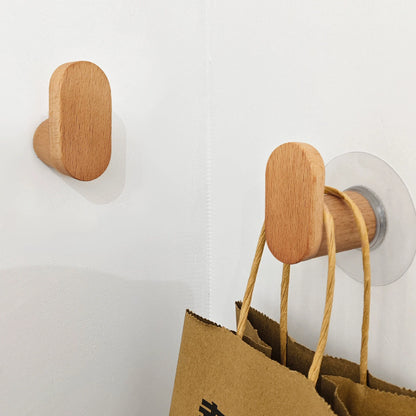 Nordic Wood Clothes Hanger Wall Mounted Coat Hook