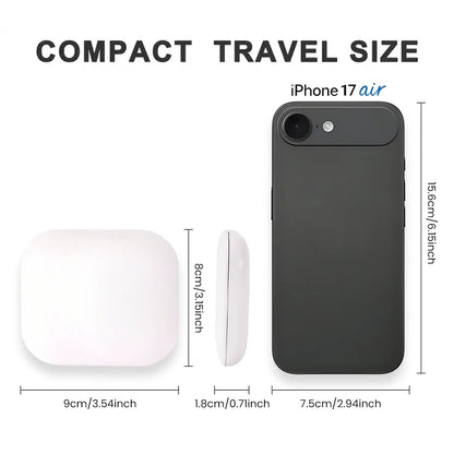 Compact Mirror Lights 1x/2x Magnification Folding Handheld Small