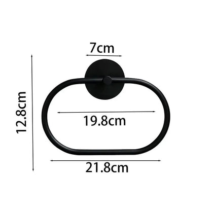Self Adhesive Towel Ring Bathroom 304 Stainless Steel