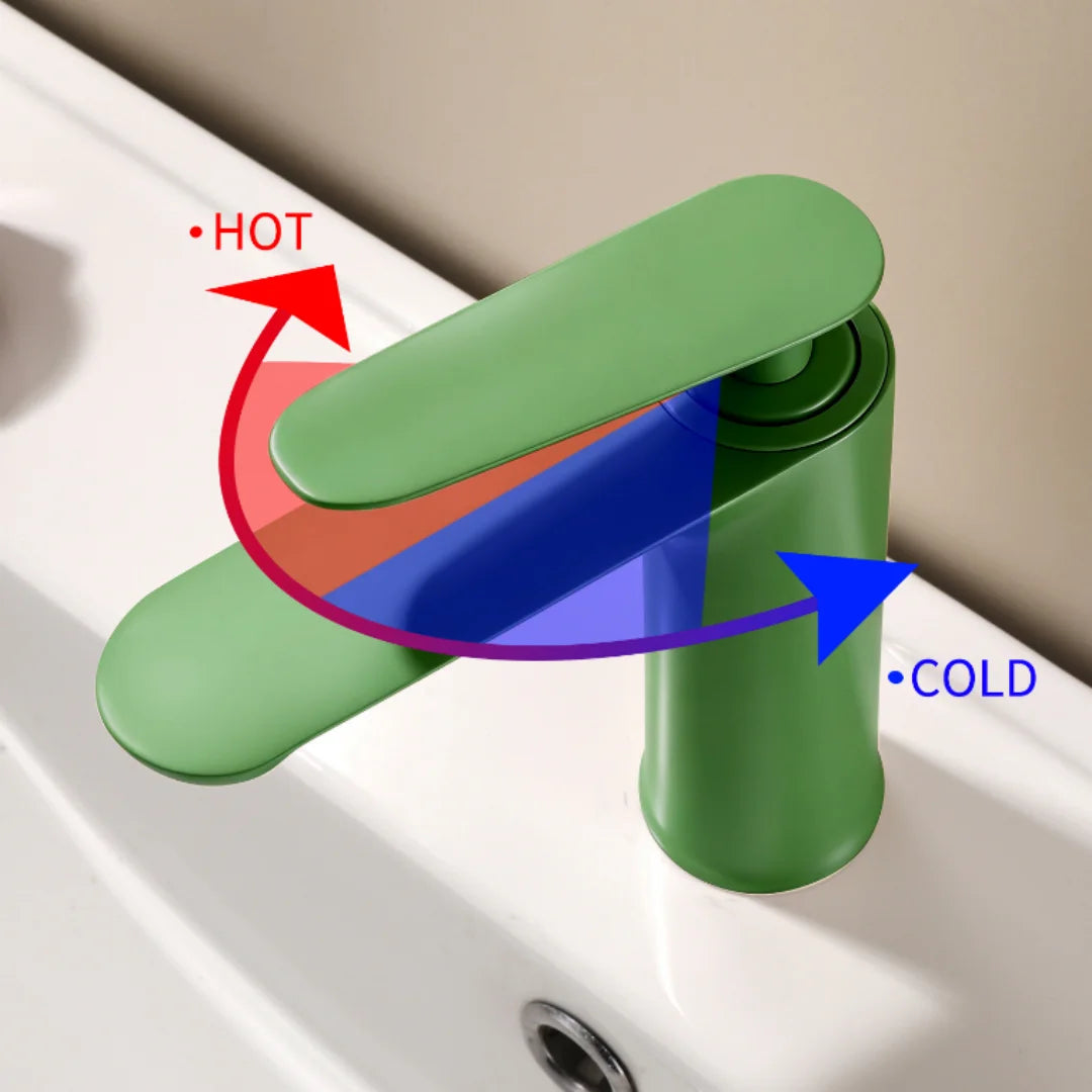 Pink Bathroom Basin Faucet Red Bathroom Faucet Sink
