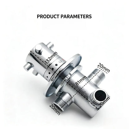 Thermostatic Mixing Valve Wall Mounted Shower Tap Automatic