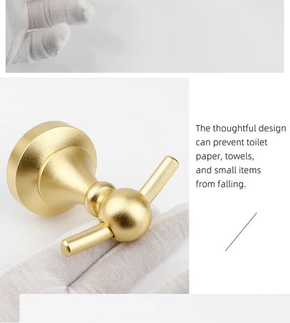 Mosa Gold Stainless Steel Bathroom Hardware Towel Bar