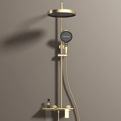 Newly Piano Bathroom Shower Premium Brass Cold Bathroom