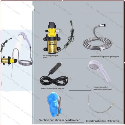 12v Automotive Or Self-Priming Diaphragm Pump Car Washer