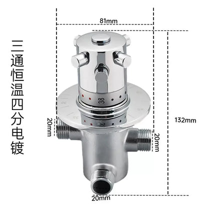 Thermostatic Mixing Valve Wall Mounted Shower Tap Automatic