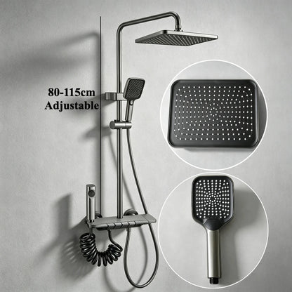 Four Ways Water Outlet Bathroom Shower System Wall