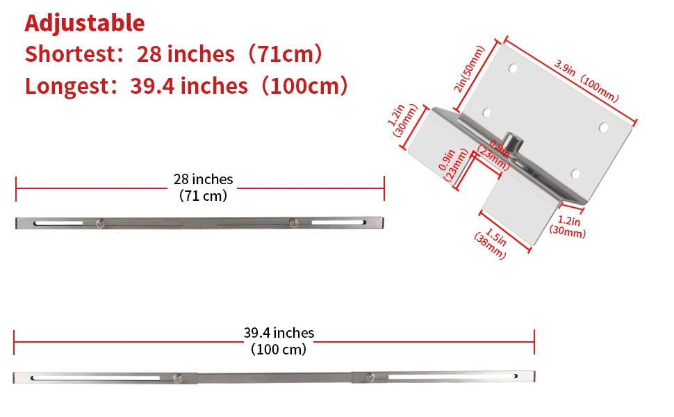 Only One Bar 1pc Undermount Sink Support Brackets