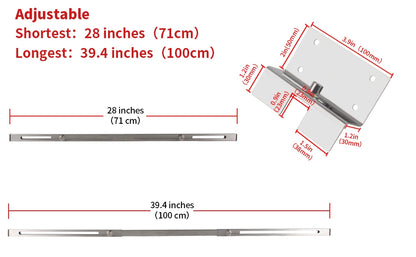 Only One Bar 1pc Undermount Sink Support Brackets
