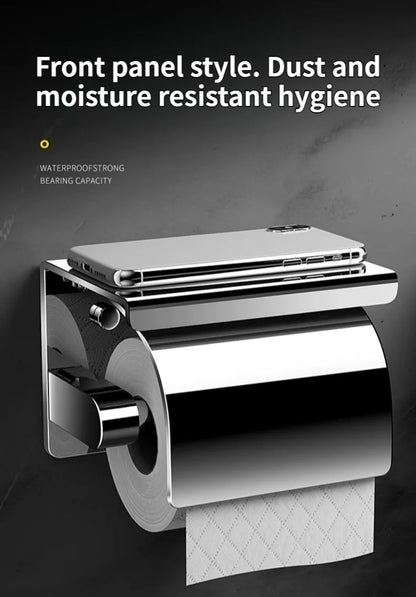 Stainless Steel Paper Towel Holder Without Punching Wall-Mounted