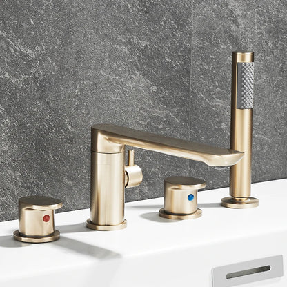 Ellen Bathtub Faucets Holes Black Cold Bath Shower