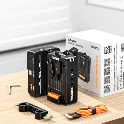 Zgcine Vm-Hs2 Swap Shark Fin Dual Micro Mount