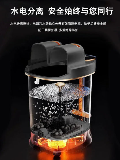 Foot Soaking Bucket Electric Massager Foot Wash Basin