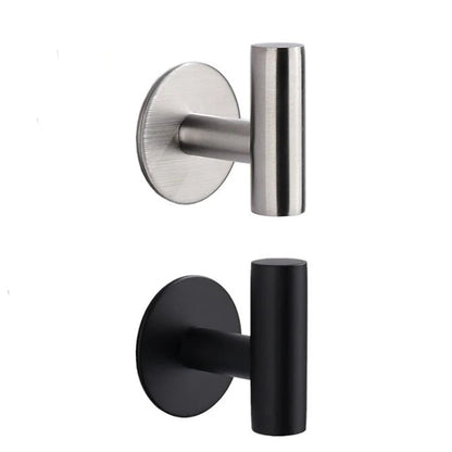 Aluminum Alloy Robe Hook Towel Hooks Self Adhesive