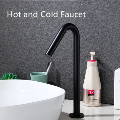 Tuqiu Smart Touch Bathrooomfaucet Gold Automatic Sensor Basin