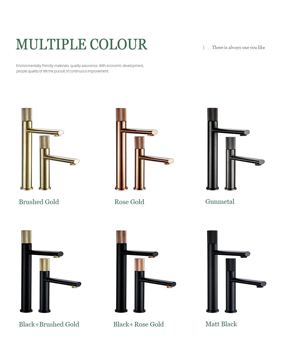 Knurled Faucet Brushed Gold Basin Faucet Bathroom Taps