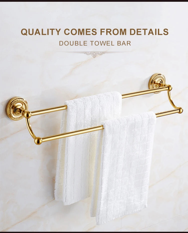 Gold Bath Hardware Bathroom Shelf Soap Dish Toilet