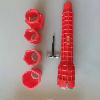 Double-Head Handle Installer Ratchet 14 In Wrench Sink