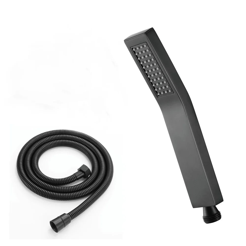 Wall Mount Bathroom Hand Held Rainfall Shower High