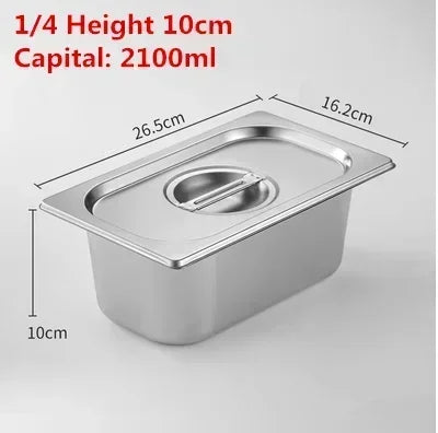 Square Basin Rectangle Tray Basin Lid Gn Pan