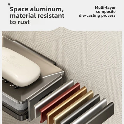 Ym Bathroom Punching Wall Mounted Space Aluminum Toilet