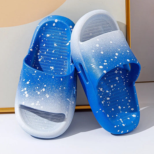Summer Child Shoes Gradient Color Slippers Boy Girl