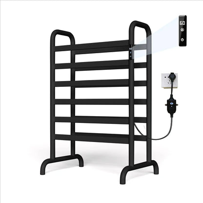 White Freestanding Mountable Towel Warmer Heated Towel Rack