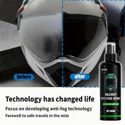 Anti-Fog Spray 100ml- Motorcycle Helmet Visor Car Windshield