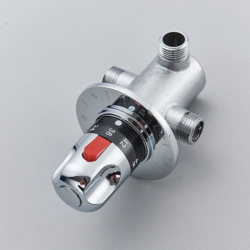 Brass Thermostatic Mixing Valve Constant Water Temperature Shower