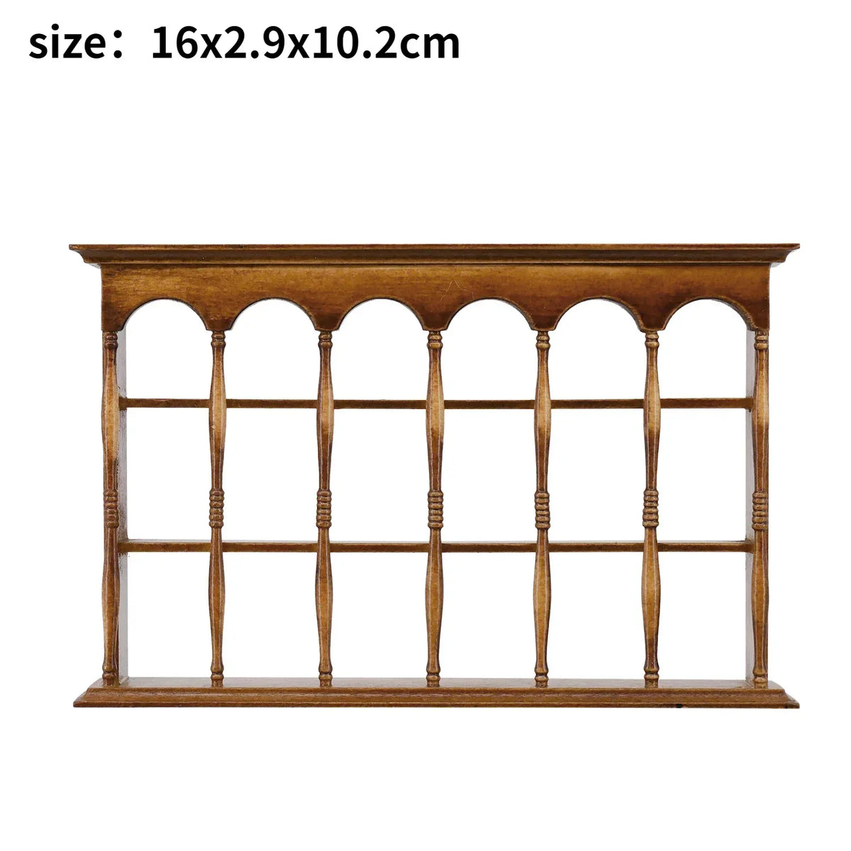 1/6 Scale Dollhouse Miniature Furniture Wooden Shelf Cabinet