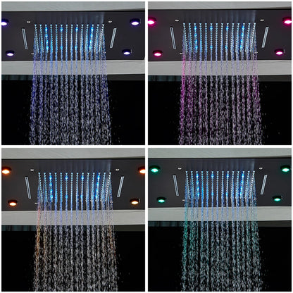 Digital Display Thermostatic Rain Shower System 14 20