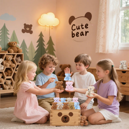 12-96pcs Mini Bear Plush Stuffed Small Teddy Bear