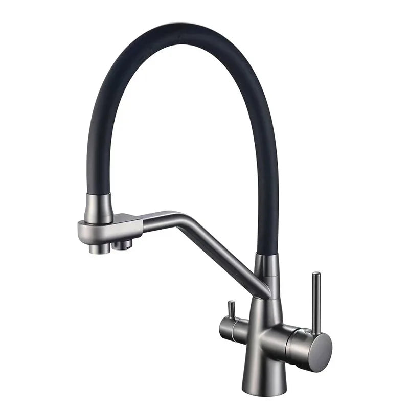 Filtered Sink Faucets Purification Tap 360 Rotate Water